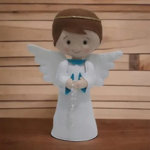 Anjo em Feltro Enfeite de Batizado