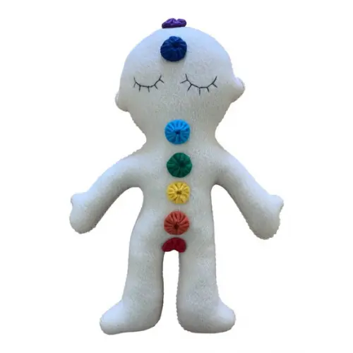 Boneco em Feltro dos 7 Chakras - Reiki