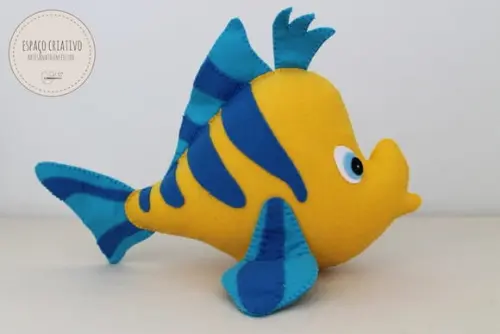 Linguado Turma da Pequena Sereia