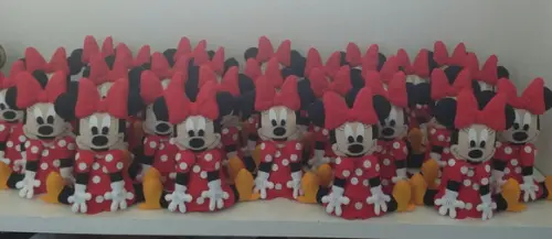 Peso de porta da Minnie