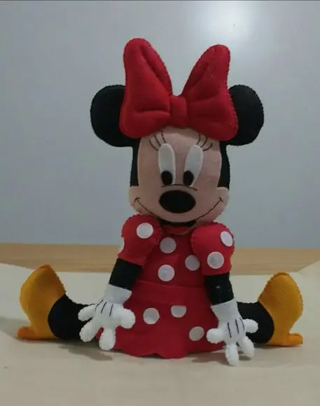 Peso de porta da Minnie