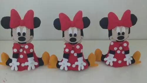 Peso de porta da Minnie