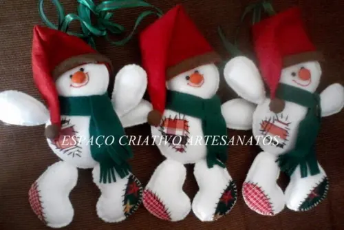 Pingente Boneco de Neve de Natal