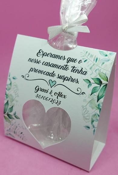 Embalagem Mini Suspiros - Lembrancinha Casamento