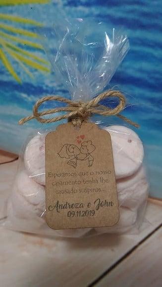 Embalagem Mini Suspiros/bisc. - Lembrancinha Todas Ocasiões