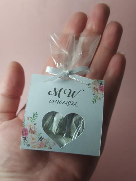 Embalagem para Amêndoas - Lembrancinha Casamento