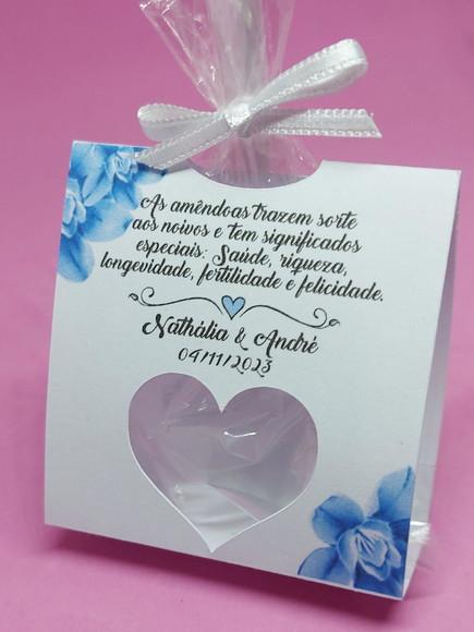 Embalagem para Amêndoas - Lembrancinha Casamento