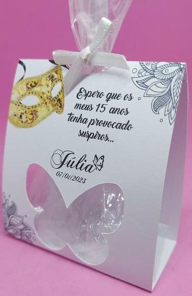 Lembrancinha 15 Anos Embalagem Mini Suspiros/guloseimas