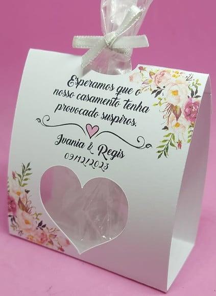 Lembrancinha Casamento - Embalagem Mini Suspiros