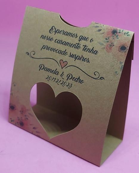 Lembrancinha Casamento (embalagem Rústica Mini Suspiros)