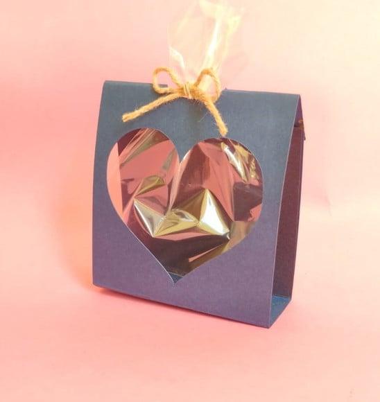 Lembrancinha Casamento Porta Mini Suspiros Azul Marinho