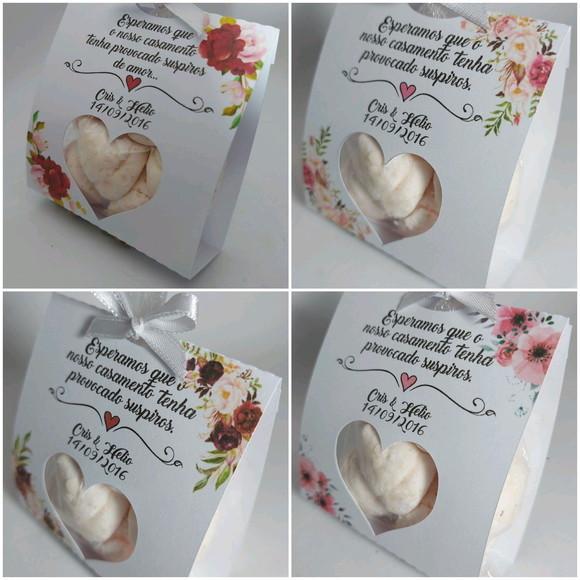 Lembrancinha Casamento Terracora Embalagem P Mini Suspiros