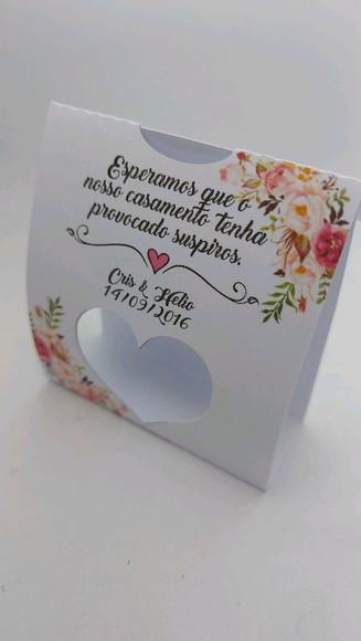 Lembrancinha de Casamento - Embalagem Mini Suspiros