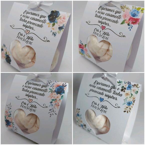 Lembrancinha Casamento Terracora Embalagem P Mini Suspiros