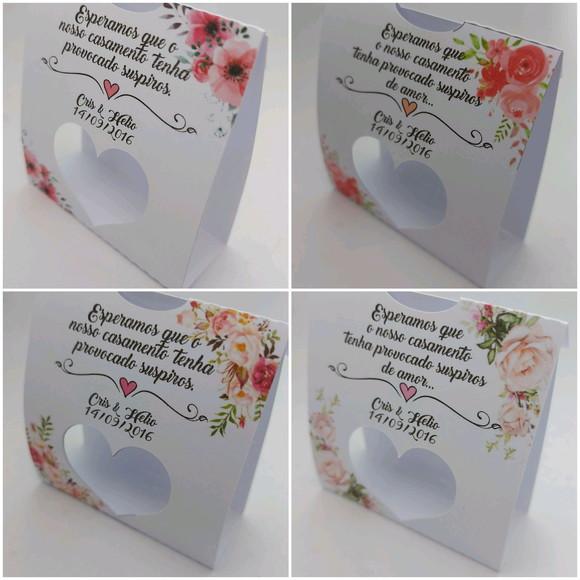 Lembrancinha de Casamento - Embalagem Mini Suspiros