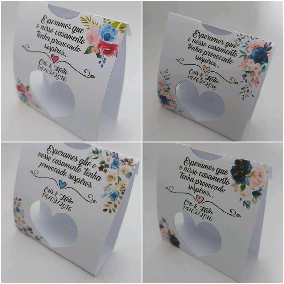Lembrancinha de Casamento - Embalagem Mini Suspiros