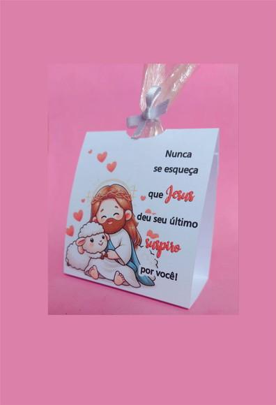 Lembrancinha Jesus Cristo Religiosa Igreja Embalagem Suspiro