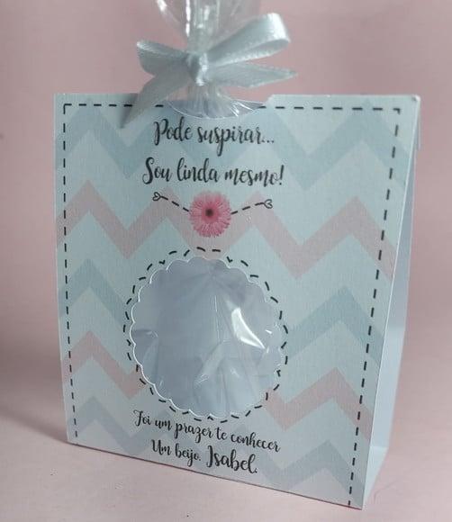 Porta Mini Suspiros - Lembrancinha Maternidade