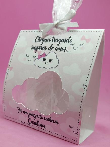 Porta Mini Suspiros - Lembrancinha Maternidade