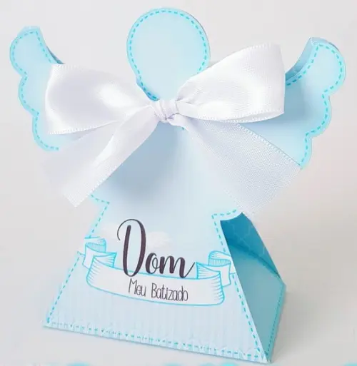 Caixa Anjo Lembrancinha Batizado