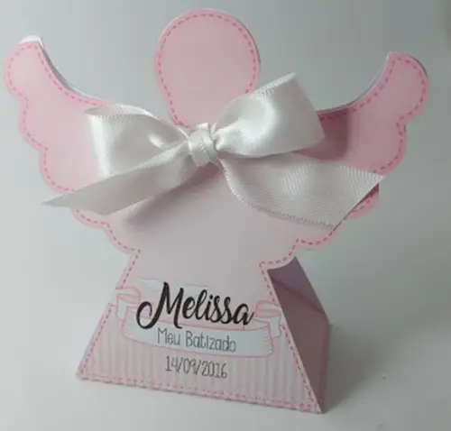 Caixa Anjo Lembrancinha Batizado
