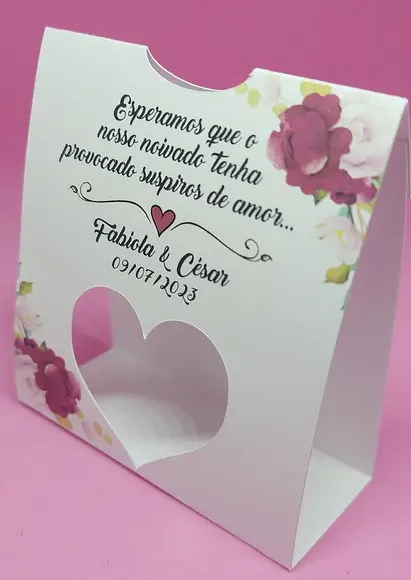 Embalagem Mini Suspiros- Lembrancinha Casamento