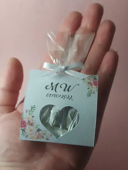 Embalagem para Amêndoas - Lembrancinha Casamento