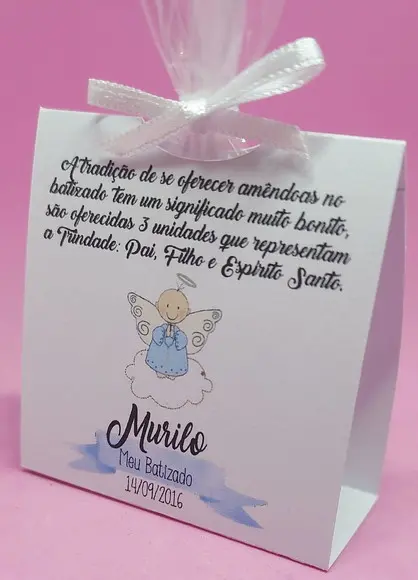 Embalagem para Amêndoas - Lembrancinha Casamento