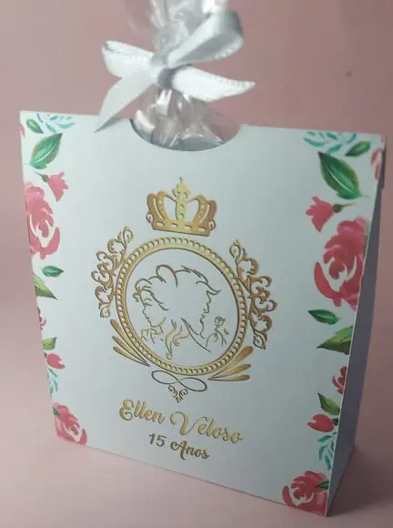 Lembrancinha 15 Anos Embalagem Mini Suspiros/guloseimas