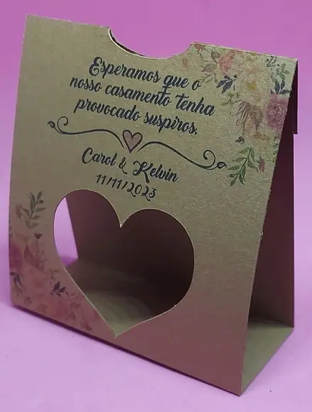 Lembrancinha Casamento (embalagem Rústica Mini Suspiros)