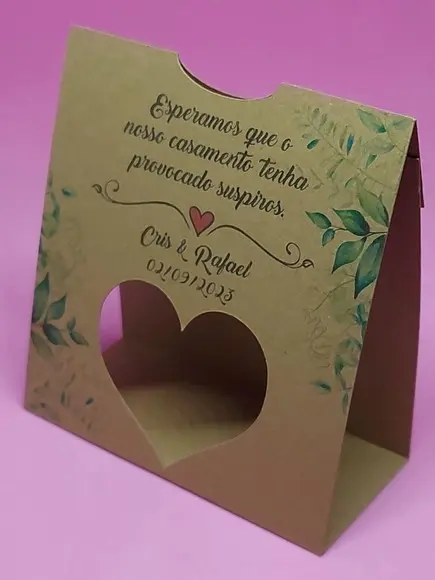 Lembrancinha Casamento (embalagem Rústica Mini Suspiros)