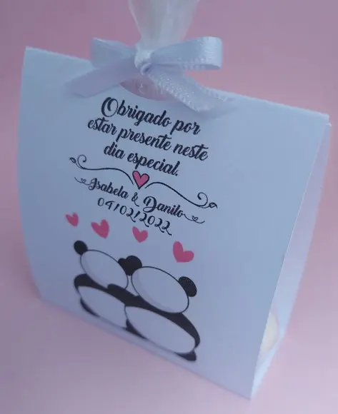 Lembrancinha Cute Casamento Noivado Bodas - Mini Suspiros