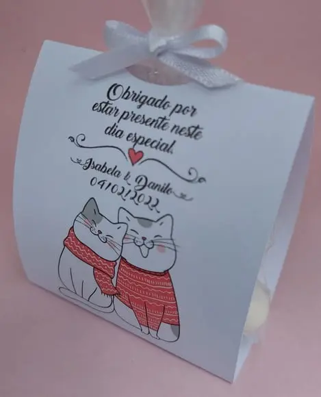 Lembrancinha Cute Casamento Noivado Bodas - Mini Suspiros