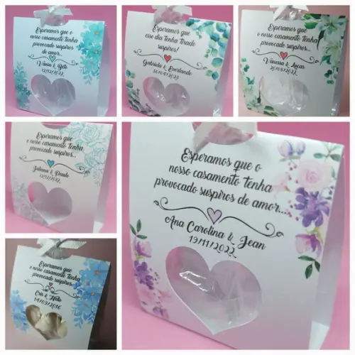 Lembrancinha Casamento Terracora Embalagem P Mini Suspiros