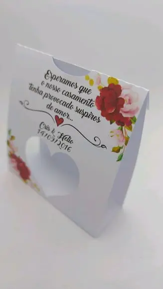 Lembrancinha de Casamento - Embalagem Mini Suspiros