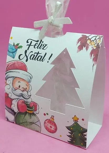 Lembrancinha Natal Embalagem "mini Suspiros"