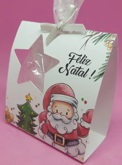 Lembrancinha Natal Embalagem mini Suspiros