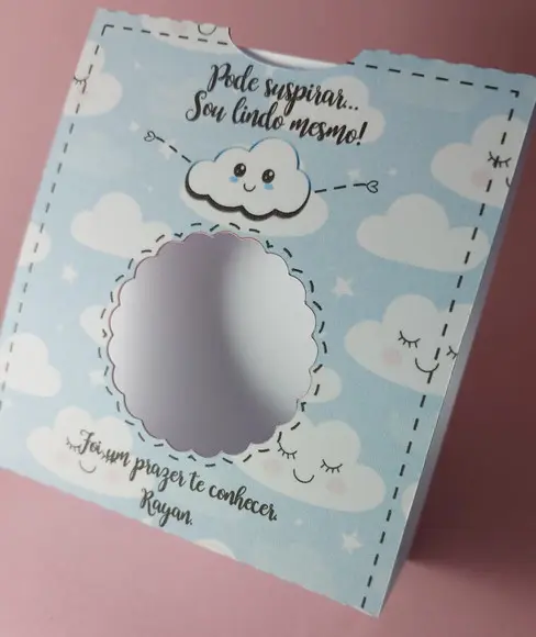 Porta Suspiros Lembrancinha Maternidade