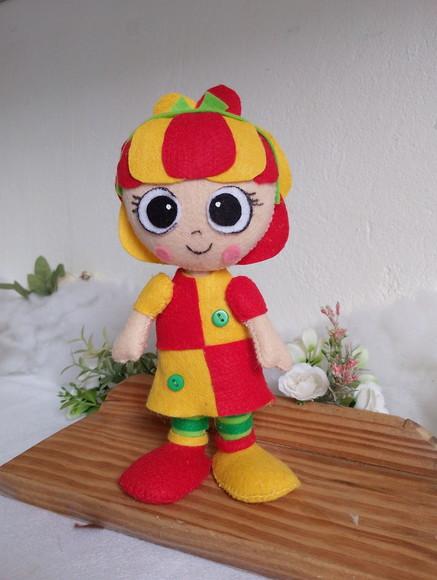 Boneca de Pano Emília Sítio do Pica Pau Amarelo