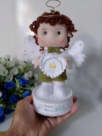 Anjo de Feltro Batizado