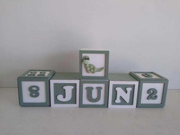 4 Cubos Duplos com Molduras 7×7 Decorados