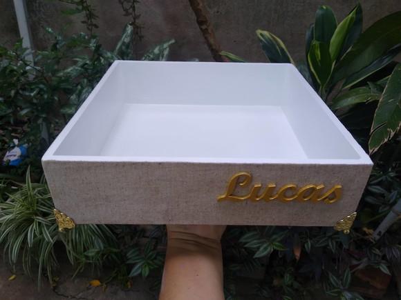 Bandeja em mdf Decorada ( Potes São Opcionais Não Acompanha)