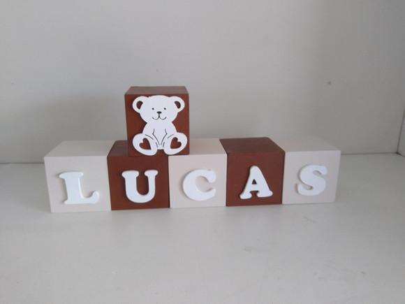 Cubos Decorados 10×10 cm em mdf