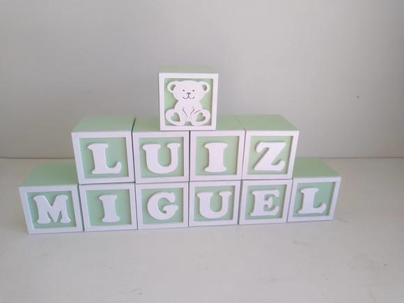 Kit com 10 Cubos 6×6 com Molduras Decorados