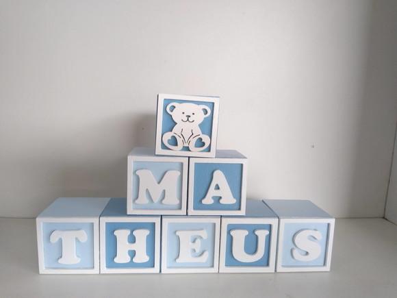 Kit com 11 Cubos 5×5 com Molduras Decorados