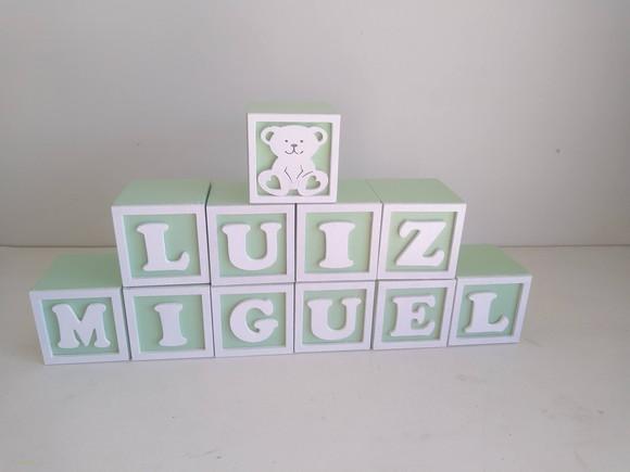 Kit com 13 Cubos 5×5 com Molduras