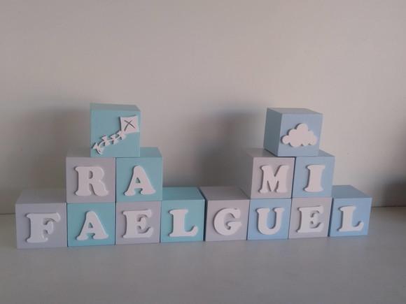 Kit com 14 Cubos 5×5 Decorados