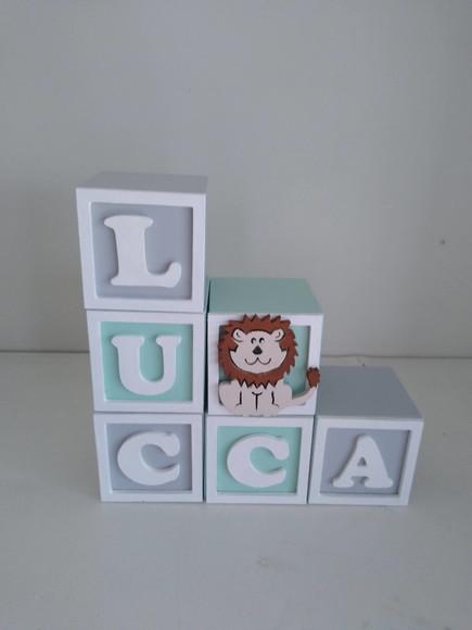 Kit com 3 Cubos 7×7 com Molduras