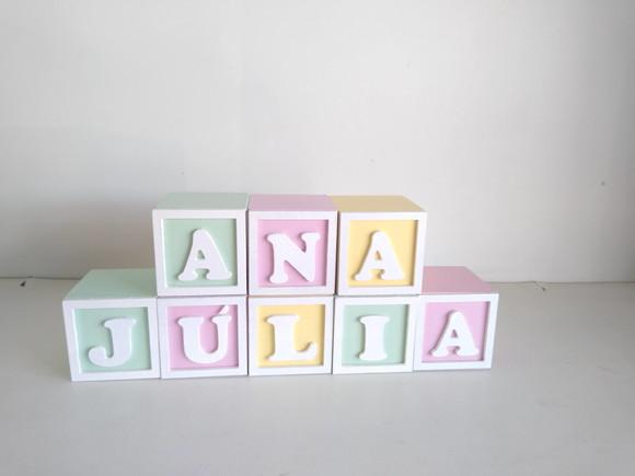 Kit com 3 Cubos 7×7 com Molduras