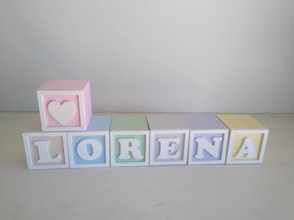 Kit com 3 Cubos 7×7 com Molduras